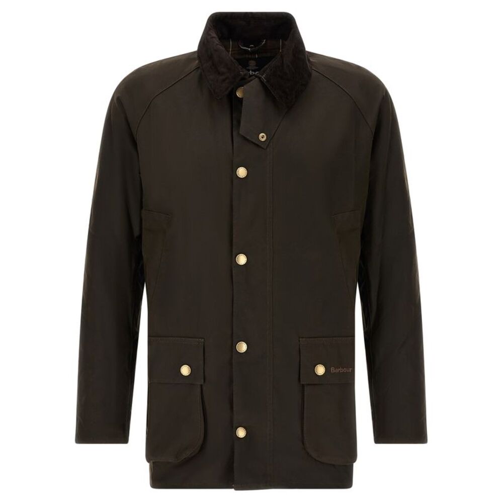 Barbour Brown Cotton Men's Jacket